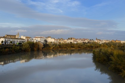 Spain, Andalusia, Cordoba, the banks of the Guadalquivir River