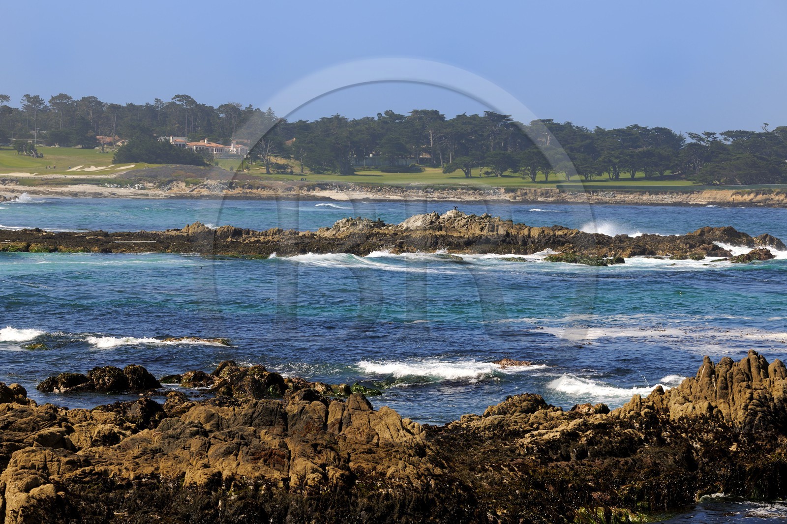 Etats-Unis, Californie, 17 mile drive, Spanish Bay
