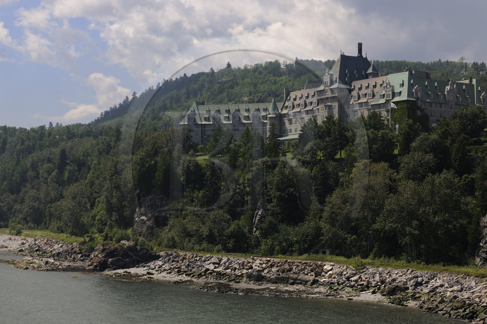 Canada, province de Québec, région du Manicouagan, Pointe-au-Pic, l'hotel de luxe le manoir Richelieu