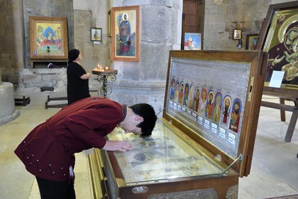 Georgia, Imereti, Kutaisi, Bagrati Cathedral, listed as World heritage by UNESCO