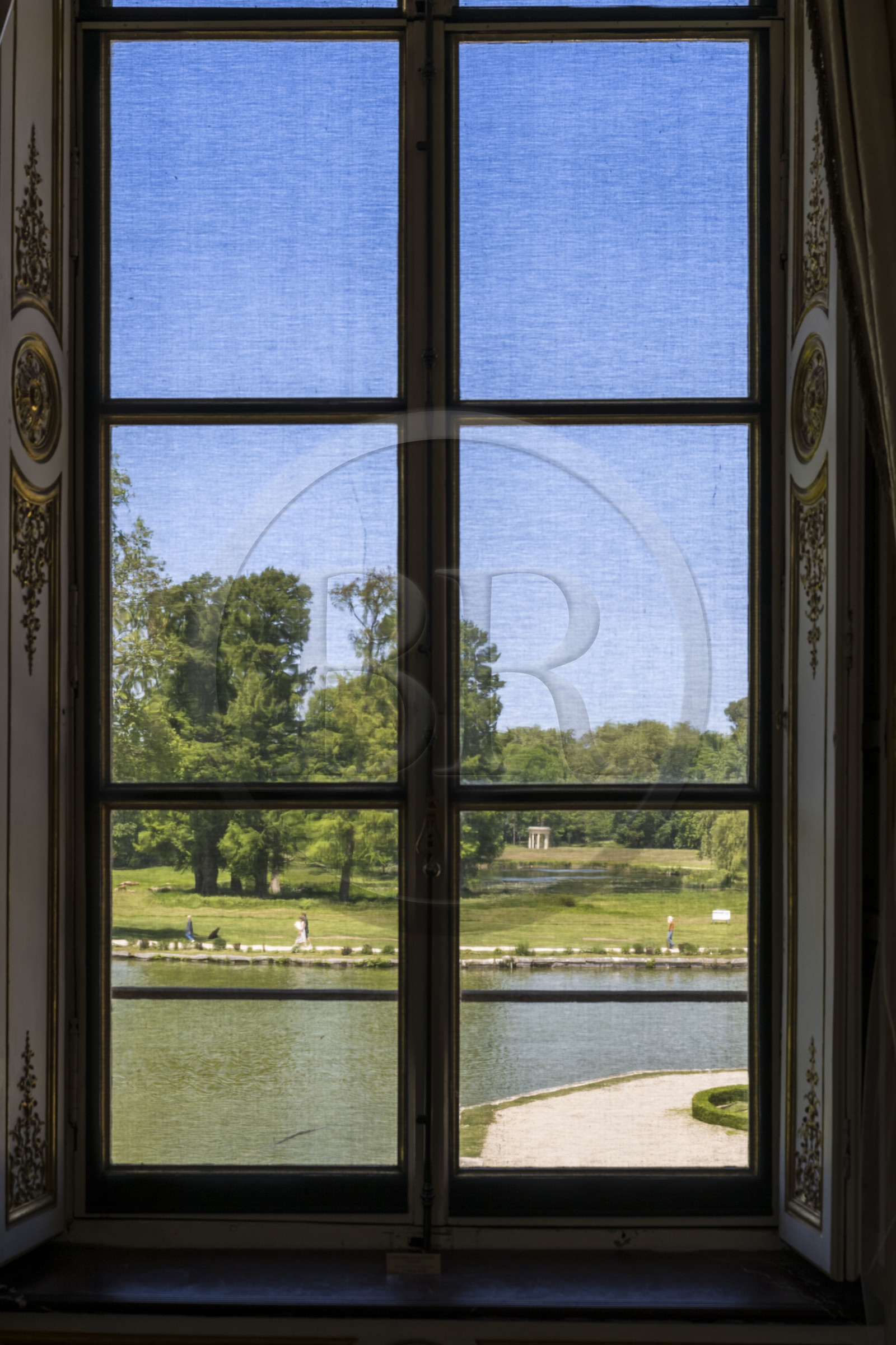 France, Oise (60), Chantilly, le chateau de Chantilly, le parc France, Oise (60), Chantilly, le chateau de Chantilly, le parc
