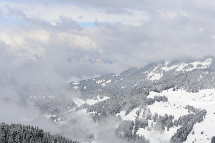 Switzerland, Canton of Vaud, Villars sur Ollon - Gryon ski area