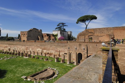Italie, Latium, Rome, le Mont Palatin (Monte Palatino), le stade