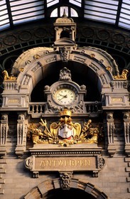 Belgique, Flandre, Anvers (Antwerpen), la gare centrale