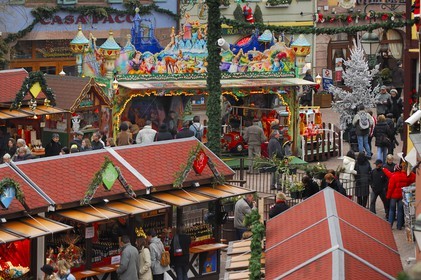 France, Haut Rhin (68), Colmar, Marche de Noel de la place de l'Ancienne Douane