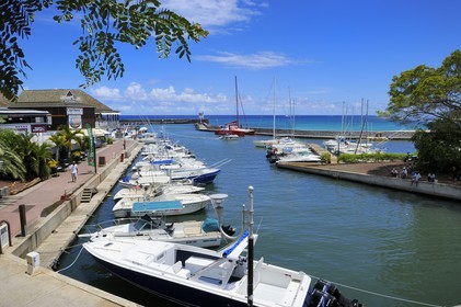 France, Ile de la Reunion, la Côte Ouest, Saint-Gilles-les-Bains, le port