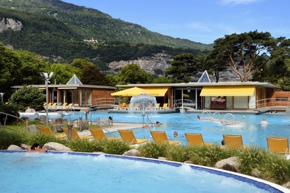 Switzerland, Canton of Vaud, Lavey-les-Bains, the Bains de Lavey thermal baths