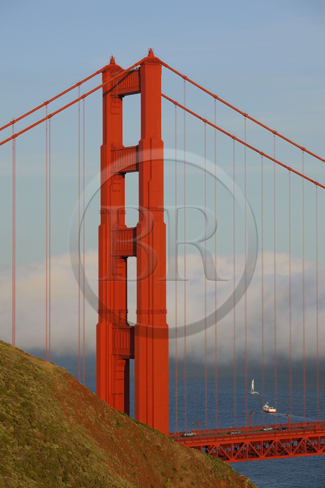 Etats-Unis, Californie, San Francisco, le pont du Golden Gate Bridge