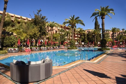 Morocco, High Atlas, Marrakech, Imperial city, Hivernage district, Hotel Sofitel Marrakech Palais Imperial