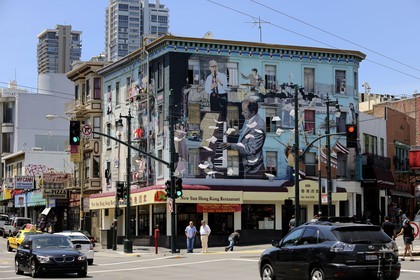Etats-Unis, Californie, San Francisco, Broadway dans le quartier de North Beach