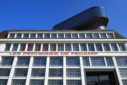 France, Seine-Maritime (76), Pays de Caux, Côte d'Albâtre, Les Pêcheries - Musée de Fécamp dans une ancienne sécherie de morue appartenant autrefois à l'armement morutier Les Pêcheries de Fécamp