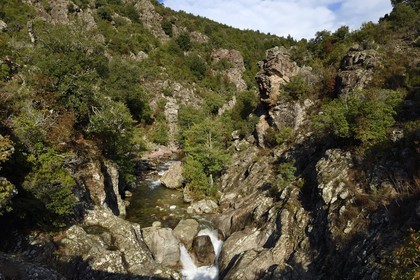 France, Corse du Sud, Prunelli river valley, Prunelli gorges