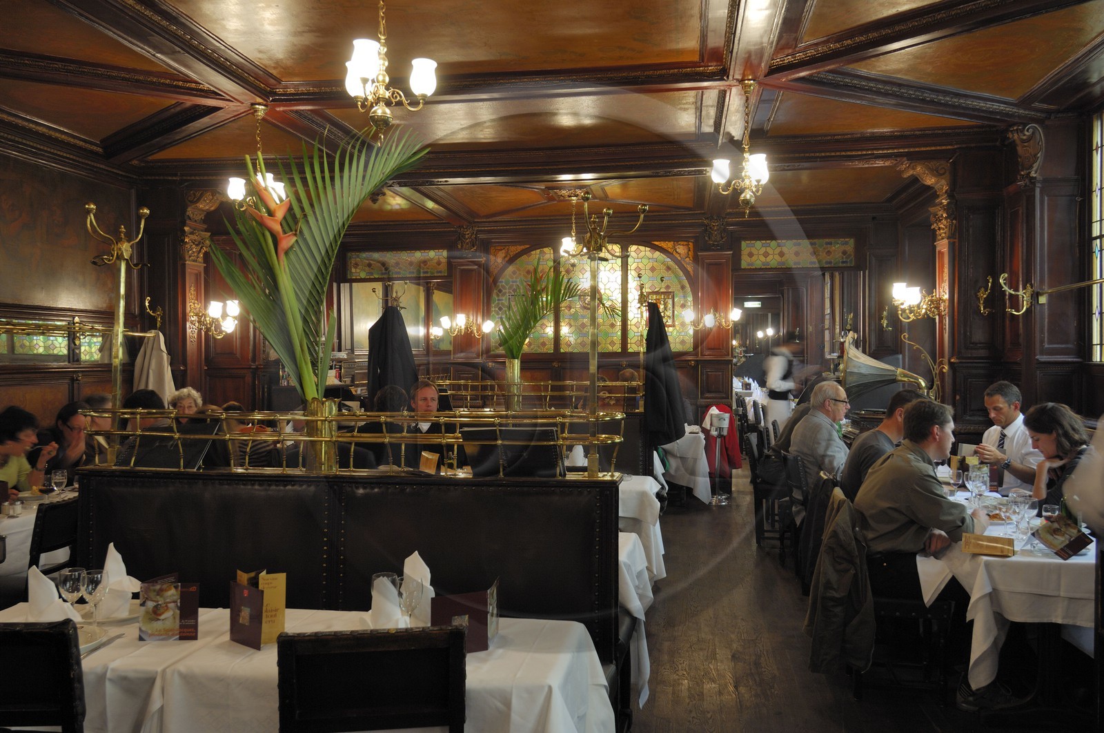 France, Paris (75), la brasserie Flo et sa décoration 1900