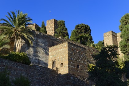 Spain, Andalusia, Malaga, the Alcazaba