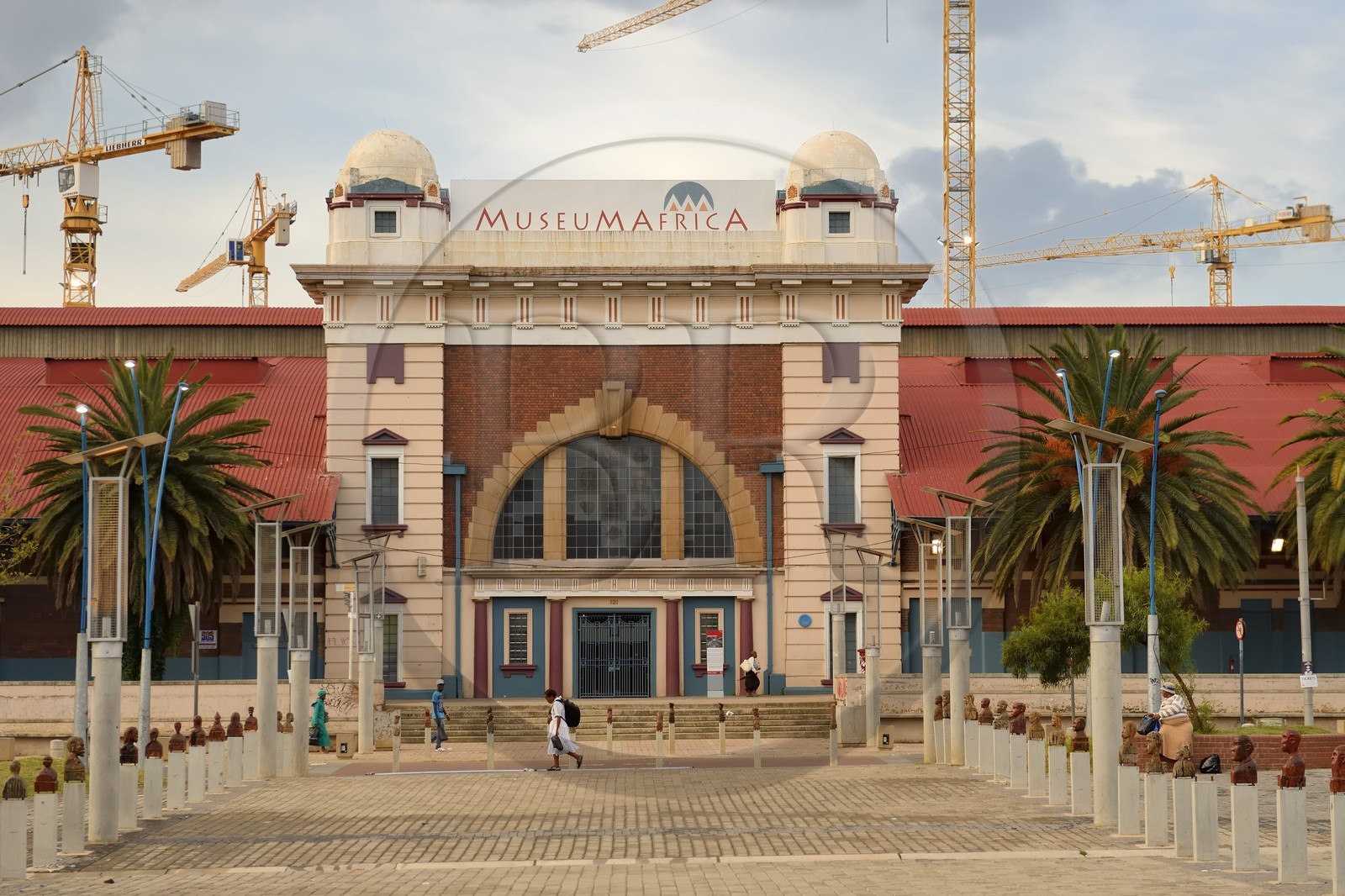 Afrique du Sud, province de Gauteng, Johannesburg, CBD (Central Business District), Newtown, le Museum Africa, principalement construit autour de l'histoire et de la culture sud-africaine