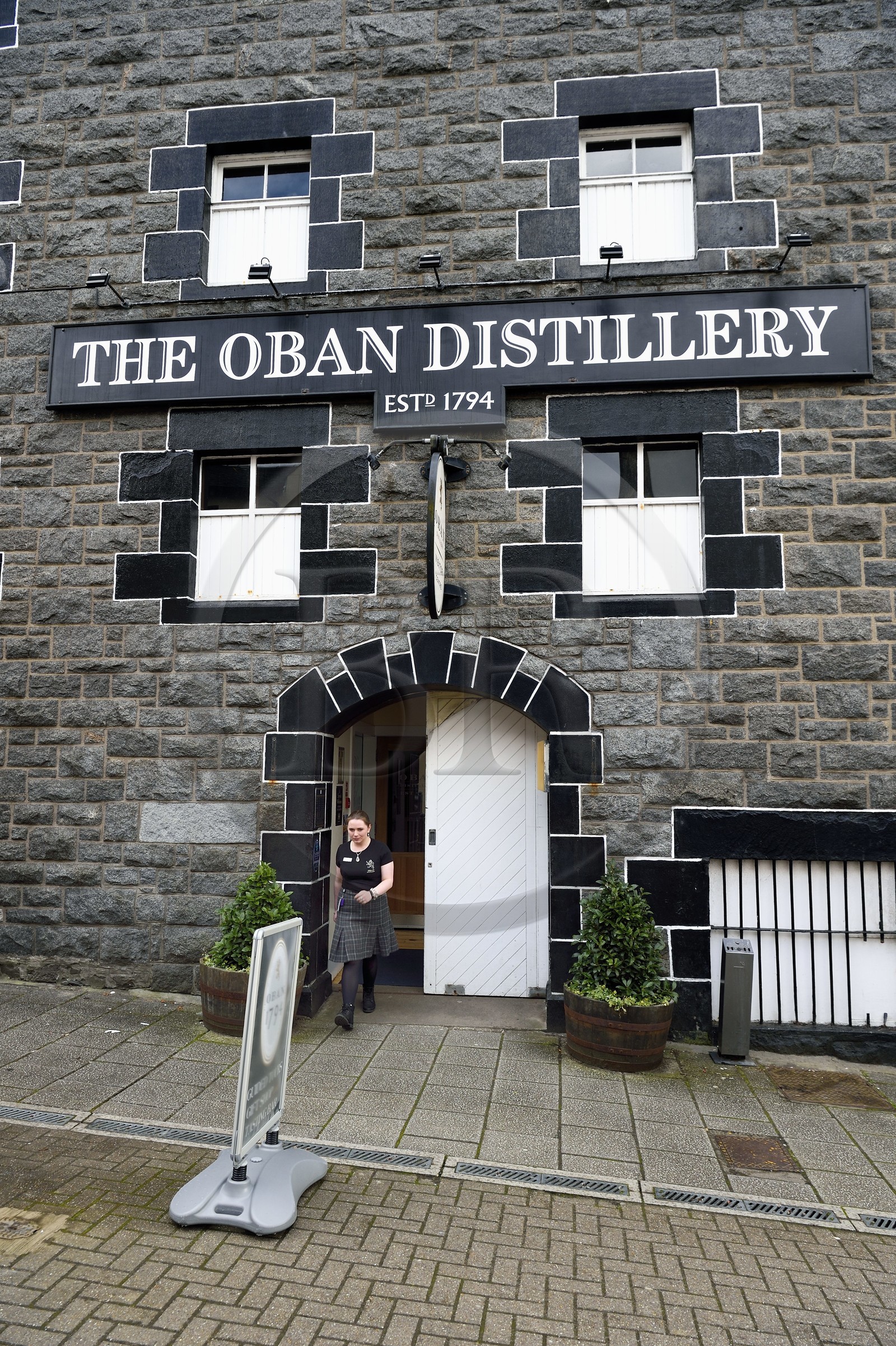 Royaume-Uni, Ecosse, Highland, Argyll and Bute, la distillerie de whisky de Oban