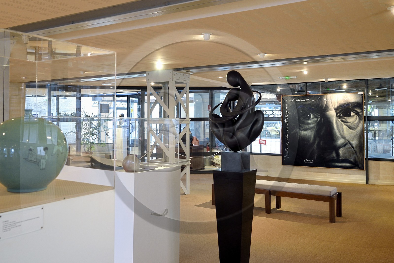 France, Charente (16), Jarnac, musée François Mitterrand situé à l'Espace culturel de l'Orangerie