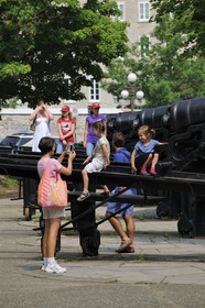 Canada, Province de Québec, la ville de Québec, le Vieux-Québec, la batterie du parc Montmorency
