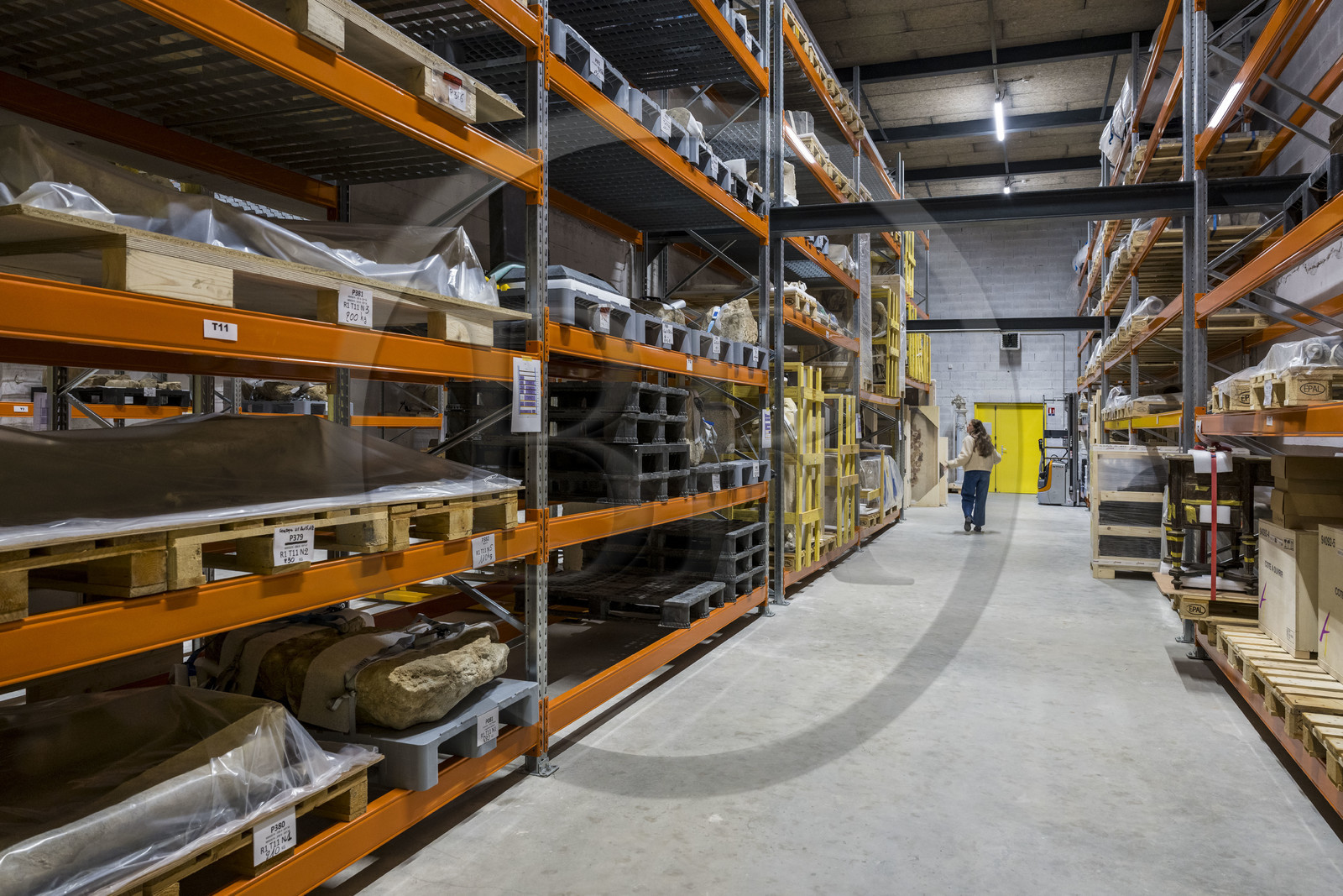 France, Saone et Loire, Autun, Rolin Museum lapidary reserves