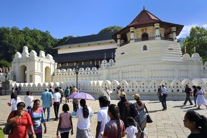 Sri Lanka, center province, Kandy, Temple of the Buddha Tooth (Sri Dalada Maligawa)