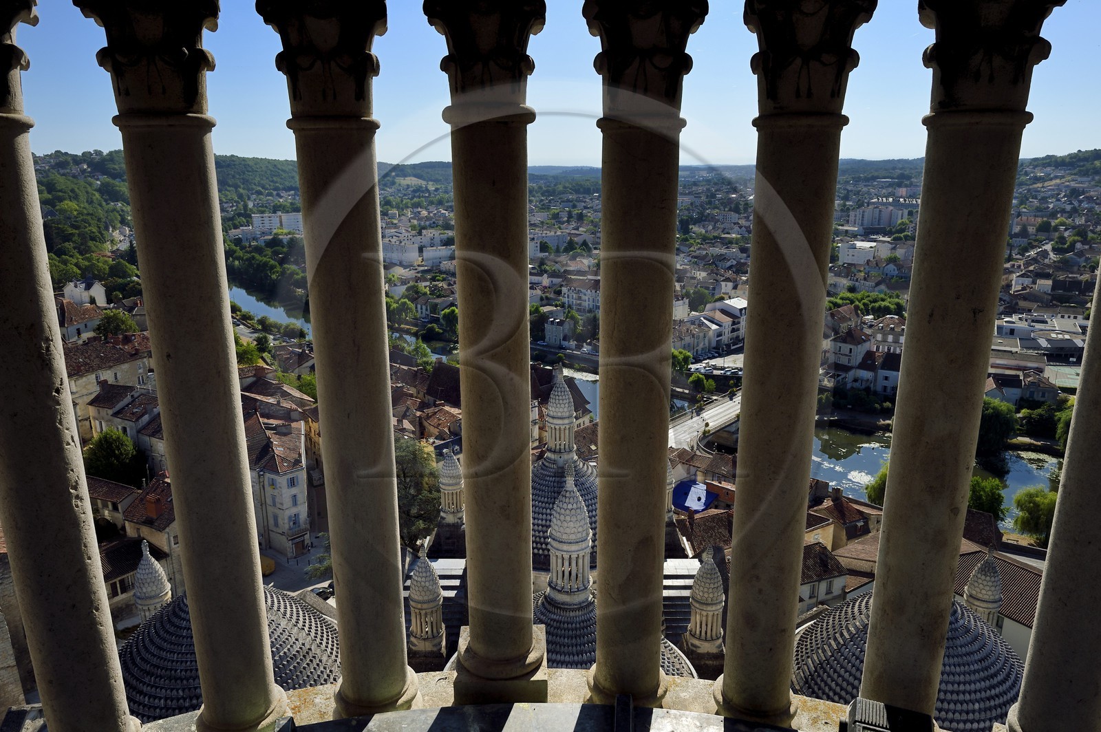 France, Dordogne (24), Périgord Blanc, Périgueux, Cathédrale Saint-Front, étape sur le chemin de Saint-Jacques-de-Compostelle site classé Patrimoine Mondial de l'UNESCO