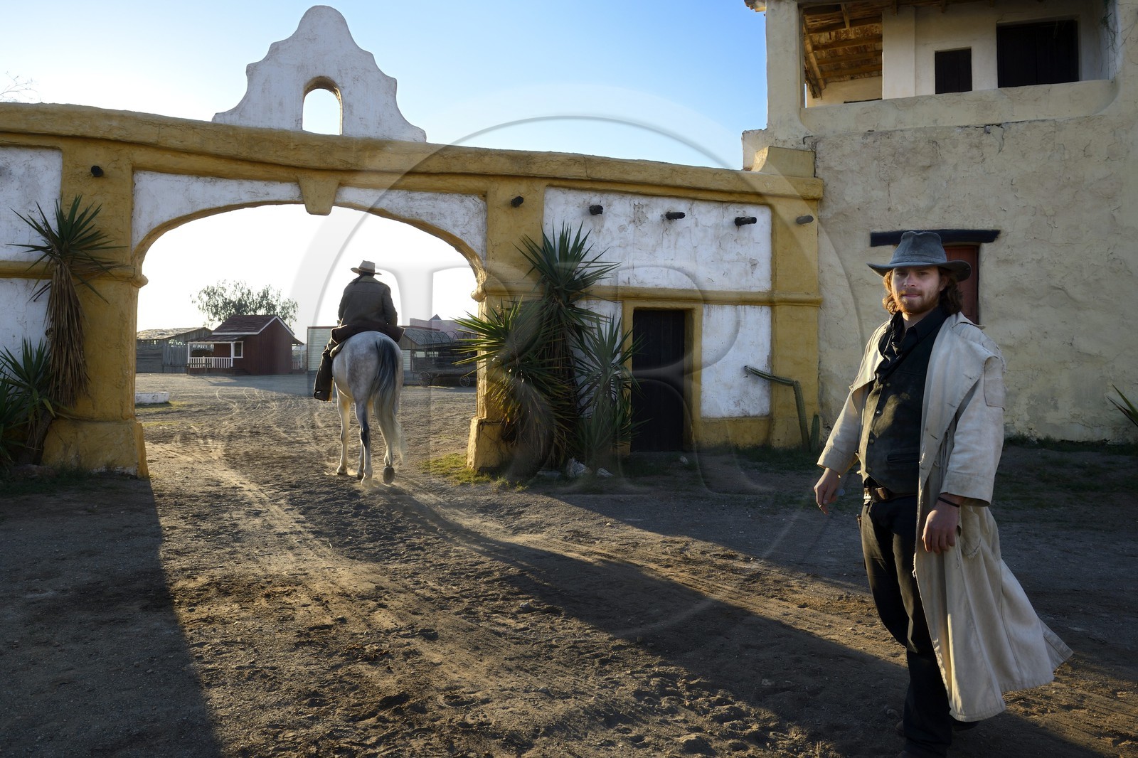 Espagne, Andalousie, province de Almeria, désert de Tabernas, parc d'attraction Fort Bravo Texas Hollywood, c'est ici que fut tourné les 7 Mercenaires de John Sturges mais aussi Les Pétroleuses de Christian-Jaque et Pour Une Poignée de Dollars de Sergio Leone