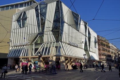 France, Bas Rhin, Strasbourg,  the modernized Printemps department store place de l'Homme de Fer