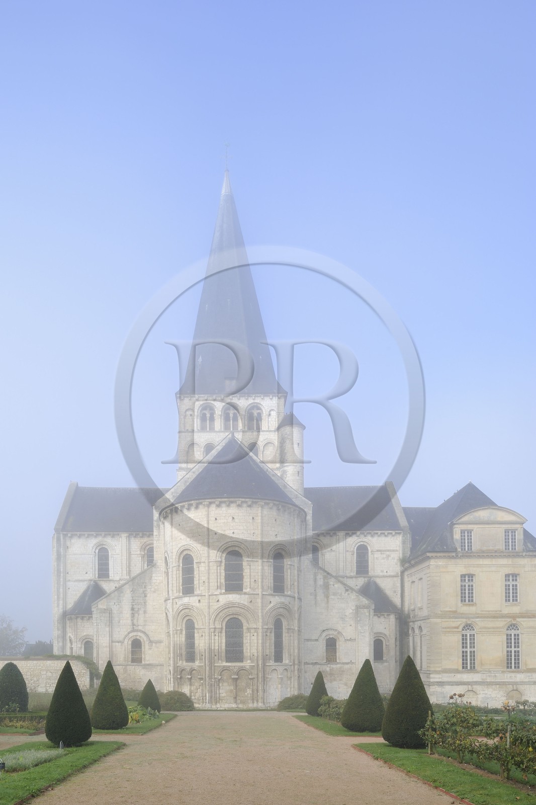 France, Seine-Maritime (76), Saint-Martin-de-Boscherville, Abbaye Saint-Georges de Boscherville du XIIe siècle