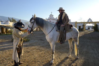 Spain, Andalusia, Almeria Province, Tabernas Desert, Fort Bravo Texas-Hollywood Amusement park where the 7 Mercenaries from John Sturges, Les Petroleuses from Christian-Jaque and A Fistful of Dollars from Sergio Leone were filmed