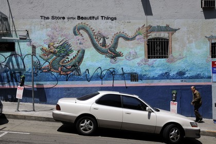 Etats-Unis, Californie, San Francisco, peinture murale dans Chinatown