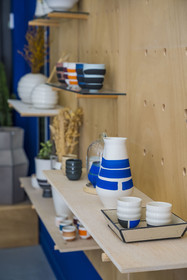 France, Alpes-Maritimes, Vallauris, ceramist Maureen Stengel-Guillot from the MSG Céramique workshop