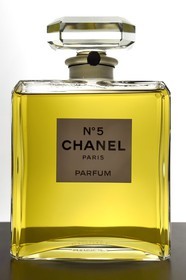 France, Alpes-Maritimes, Grasse, International Perfume Museum, bottle of perfume Chanel No. 5