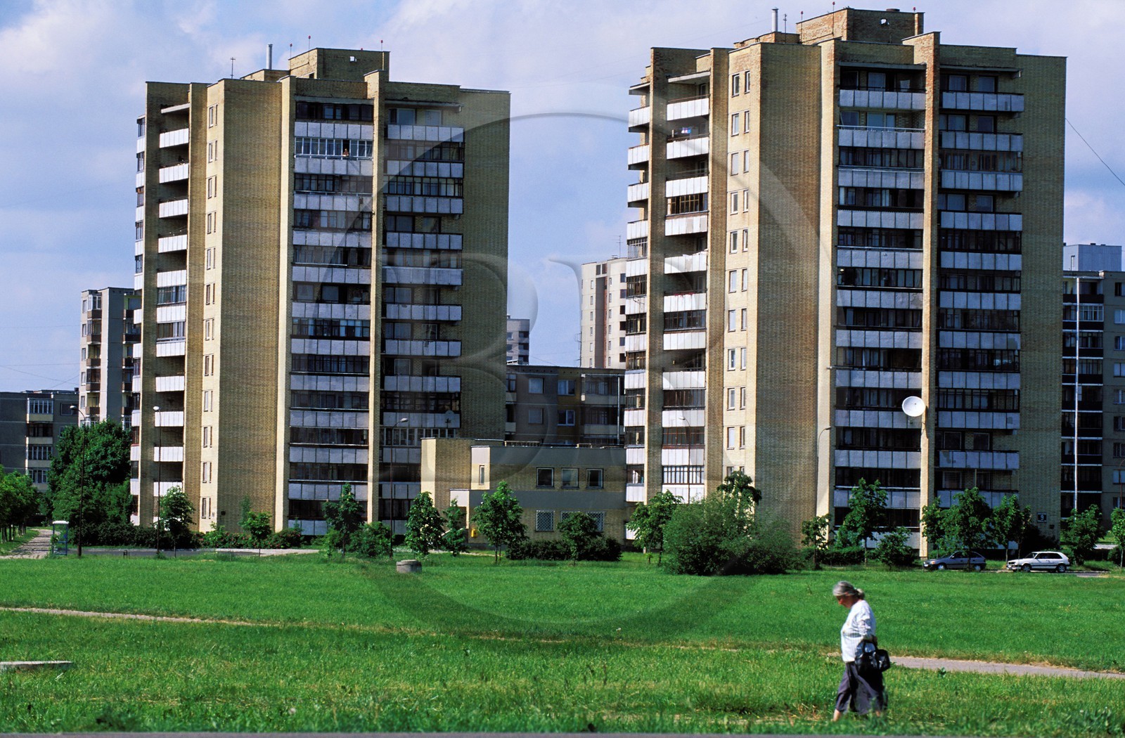 Lituanie (Pays Baltes), la Zemaitija, urbanisme soviétique de la ville de Siauliai