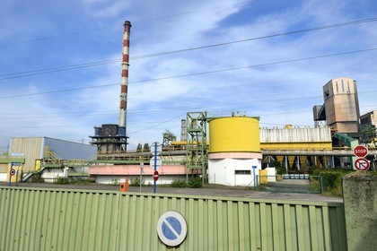 France, Moselle (57), Vallée de la Fensch, Florange, centrale thermique