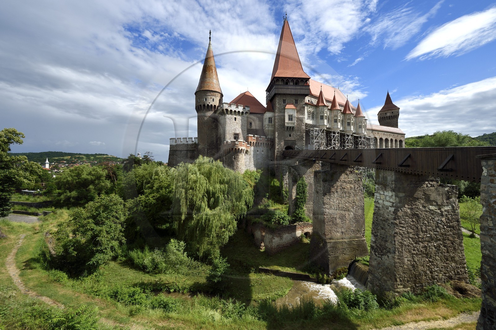 Romania, Transylvania, Hunedoara, Hunyad Castle or Corvin Castle
