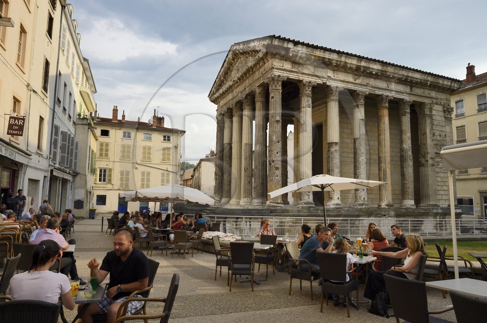 France, Isere, Vienne, Auguste and Livie roman Temple built in the years 25-27 BCE