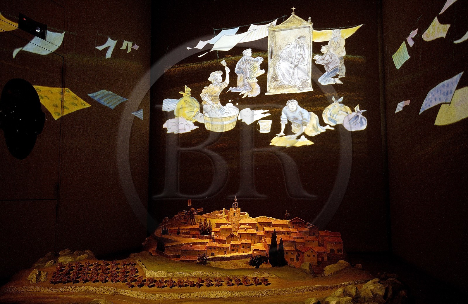 France, Aude (11), spectacle du sermon du cur