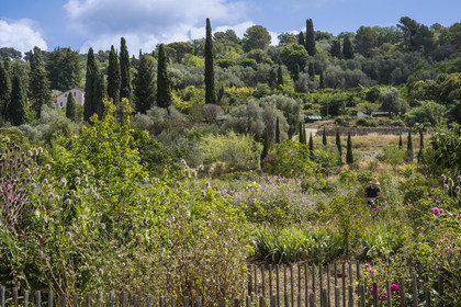 France, Alpes-Maritimes, Mouans-Sartoux, Gardens of the International Museum of Perfumery (Musée International de la Parfumerie - MIP)