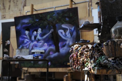 France, Eure (27), Marcilly sur Eure, Gérard Garouste