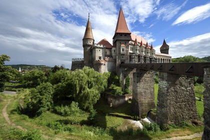 Romania, Transylvania, Hunedoara, Hunyad Castle or Corvin Castle