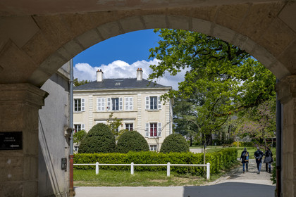 France, Vendée (85), La Roche-sur-Yon, le Haras de la Vendée ancien haras national conçu par Joseph Mallet (1846)