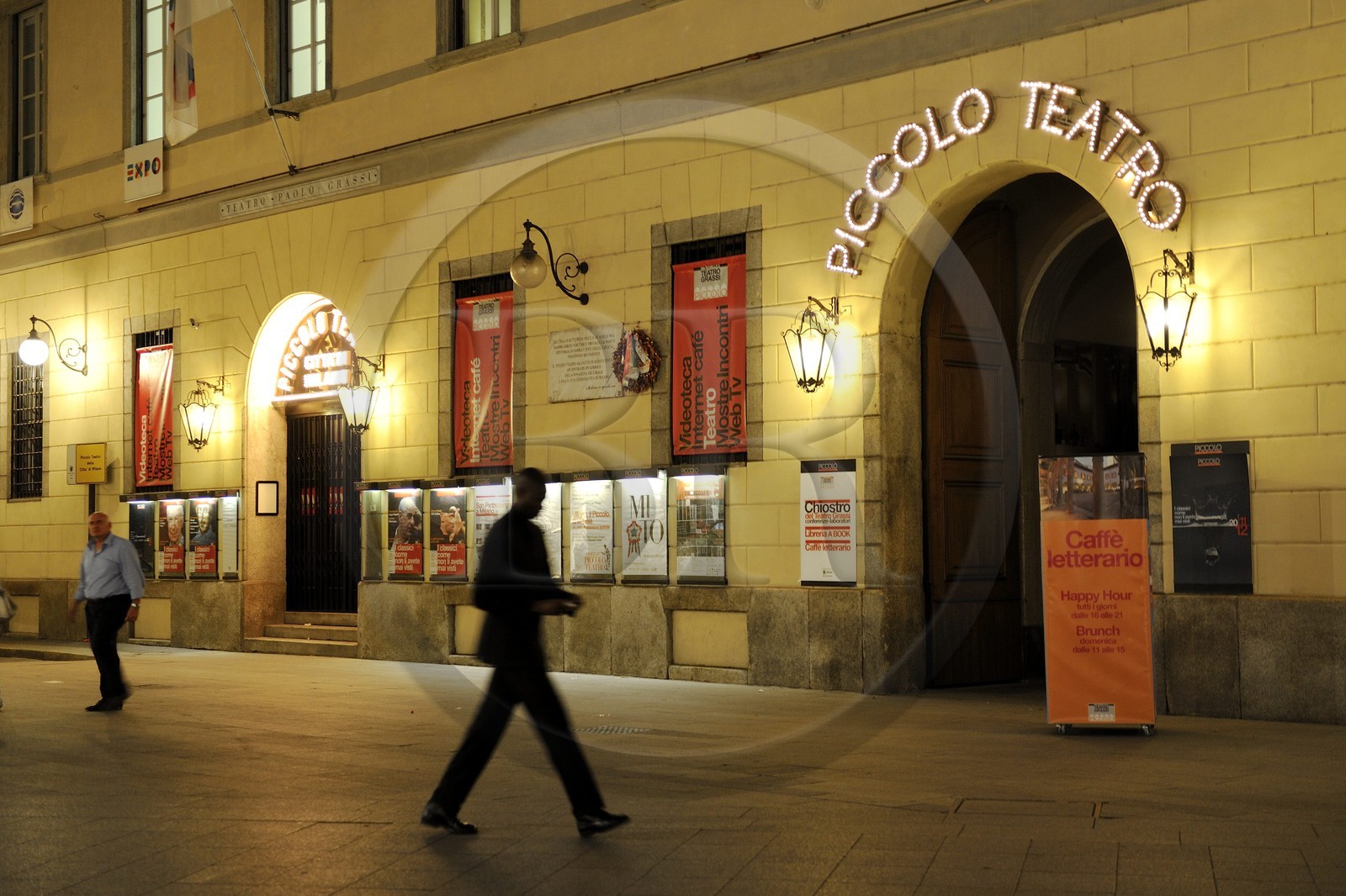 Italie, Lombardie, Milan, le Piccolo Teatro sur la via Dante