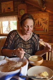Sweden, Dalarna County, Leksand area, Tällberg, the actor and singer Birgit Carlstén