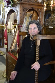 Grèce, Les Cyclades, mer Égée, île de Mykonos, Chora (Mykonos town), église Aghia Kiriaki (Saint Kiriaki)