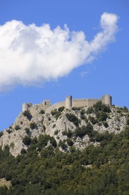 France, Aude, Cathar castle of Puilaurens