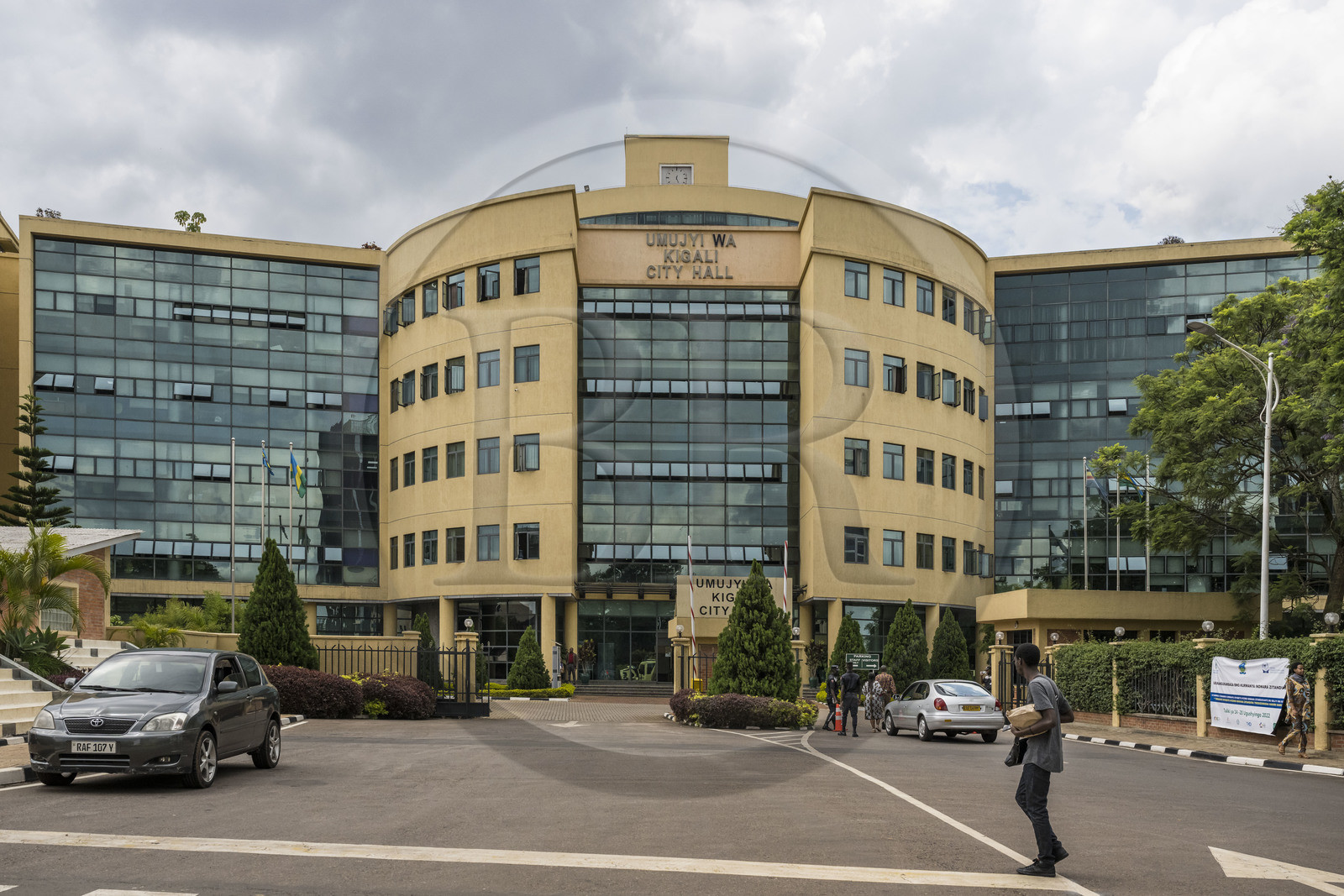 Rwanda, Kigali, l'Hotel de Ville à Kigali CBD