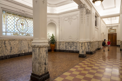 France, Alpes-Maritimes, Menton, the former Imperial (1913) palace turned into private apartments
