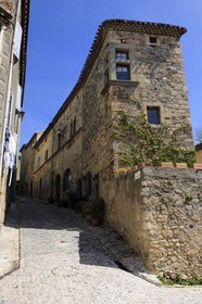 France, Aude (11), village de Caunes-Minervois, la maison Vidal