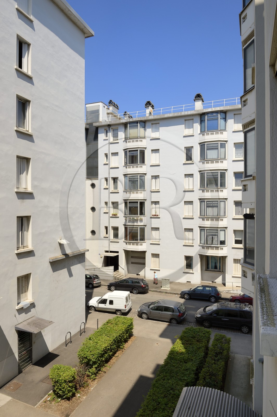 France, Rhône (69), Lyon, le musée urbain Tony-Garnier dans le quartier populaire des États-Unis