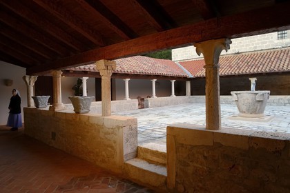 Croatia, Dalmatia, Dalmatian Coast, Ugljan Island, Franciscan St. Jerome Convent of the Congregation of the Sisters of Mercy, the cloister